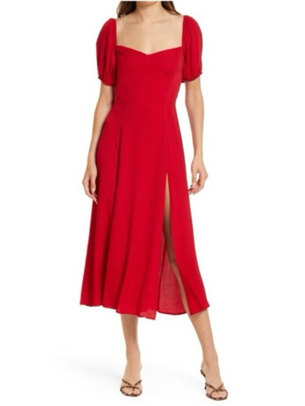 Reformation Mylah Dress White Polka Dot - Picture 8 of 10